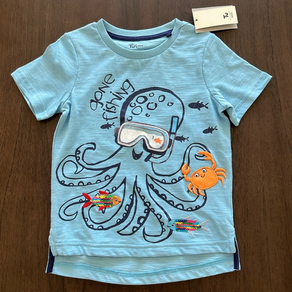 New boys tee 3-4